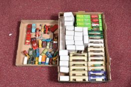 A QUANTITY OF UNBOXED AND ASSORTED PLAYWORN DIECAST VEHICLES, to include Spot-On M.G.A., No.104,