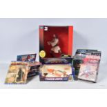 A BOXED BANDAI TERRAHAWKS TREEHAWK ACTION MODEL, No.0988703, model still attached to box base,