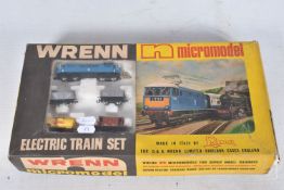 A BOXED WRENN MICROMODELS (LIMA) N GAUGE B.R. GOODS SET, No.2, comprising class 81 locomotive No.