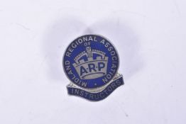 A WWII ERA MIDLAND REGIONAL ASSOCIATION OF ARP INSTRUCTORS BADGE, these are quite scarce to fine and