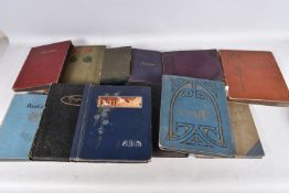 POSTCARDS, Twelve Albums containing approximately 872* early 20th century (Edwardian - 1930's)