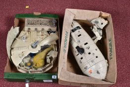 A SELECTION OF UNBOXED AND PLAYWORN STAR WARS VEHICLES AND SPACESHIP MODELS, to include a 1979 CPG
