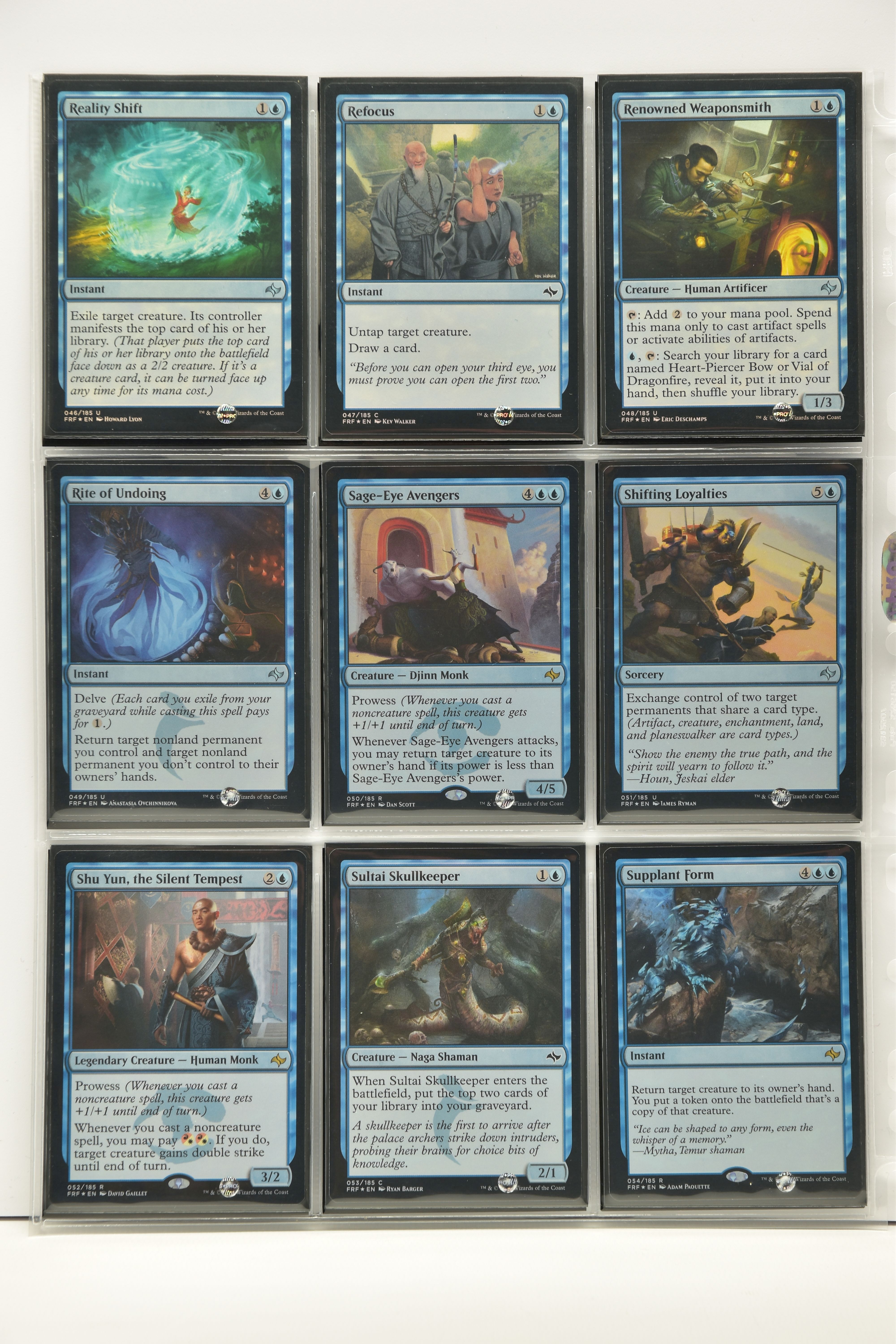 COMPLETE MAGIC THE GATHERING: FATE REFORGED FOIL SET, all cards are present, genuine and are all - Image 6 of 21