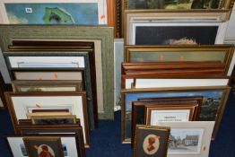 A QUANTITY OF PICTURES AND PRINTS ETC, to include print reproductions of paintings to include