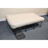 AN EZ-BED SINGLE INFLATABLE GUEST BED with built in carry case, automatic set up on inflation,