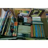 FOUR BOXES OF BOOKS and other Ephemera to include approximately 160 miscellaneous book titles in