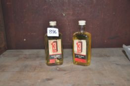 TWO VINTAGE BOTTLES OF '3 IN 1' OIL unopened Condition one label torn and missing corner (this lot