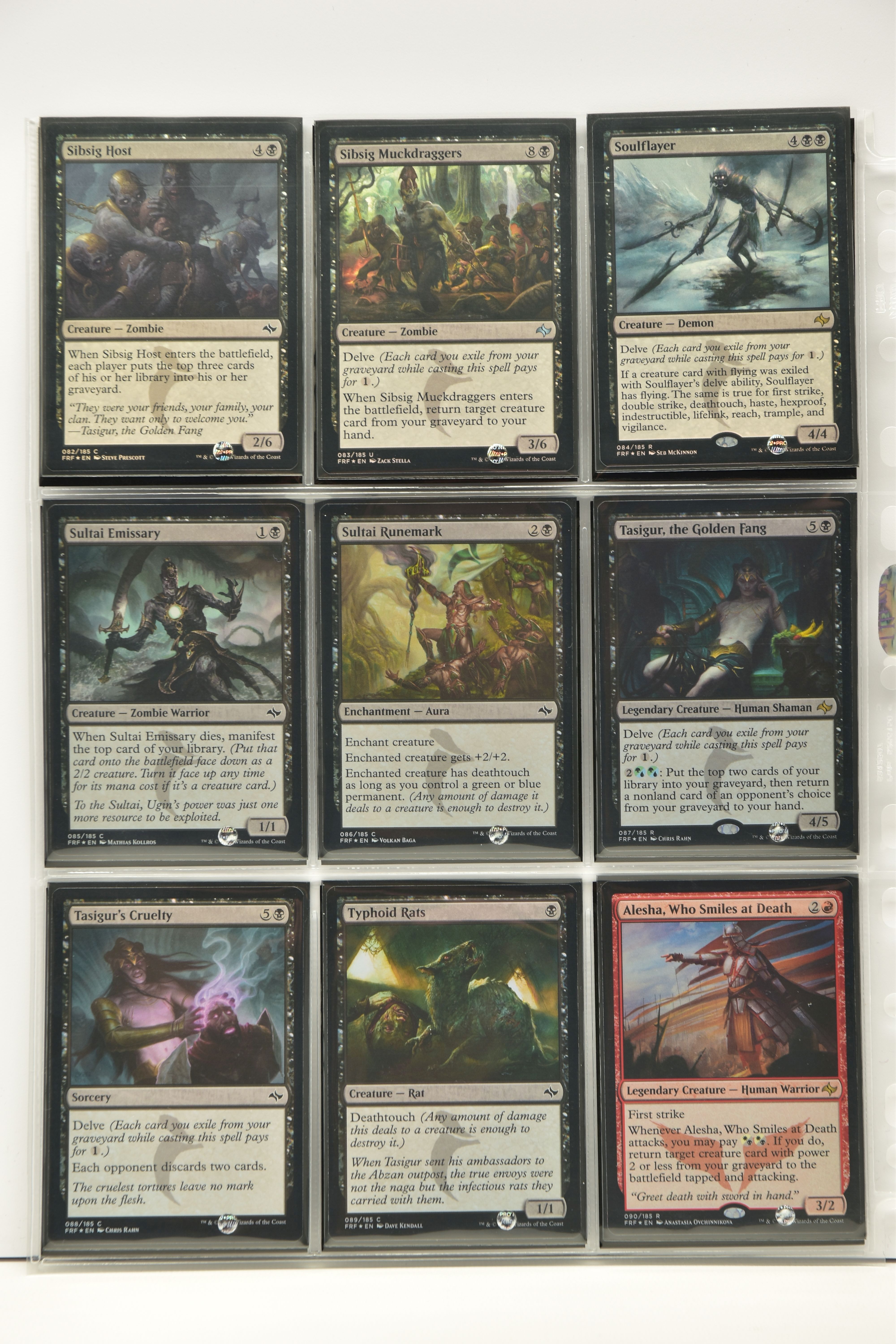 COMPLETE MAGIC THE GATHERING: FATE REFORGED FOIL SET, all cards are present, genuine and are all - Image 10 of 21