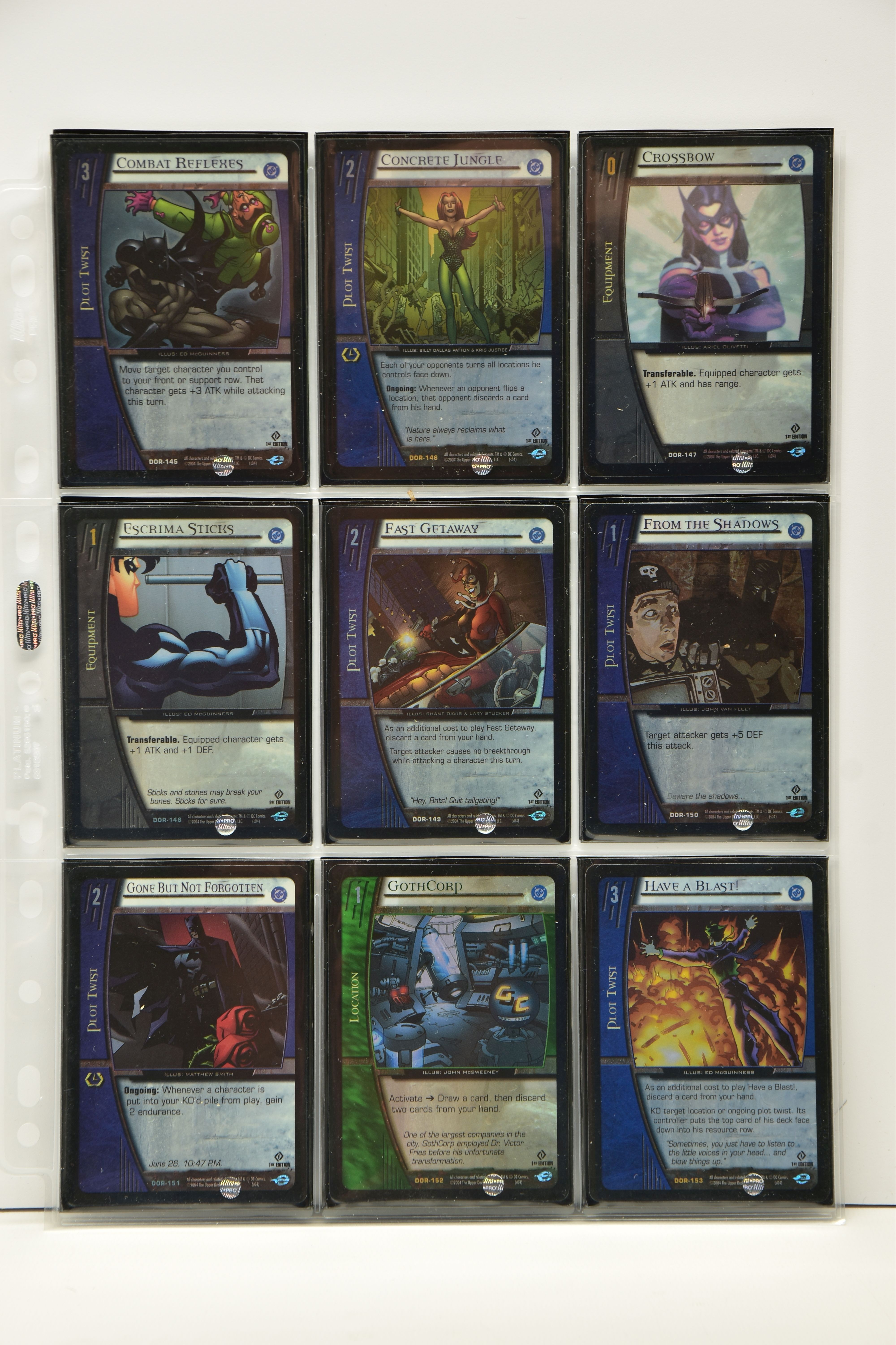 COMPLETE VS. SYSTEM DC ORIGINS 1ST EDITION FOIL SET, all cards are present, genuine and are all in - Image 17 of 19