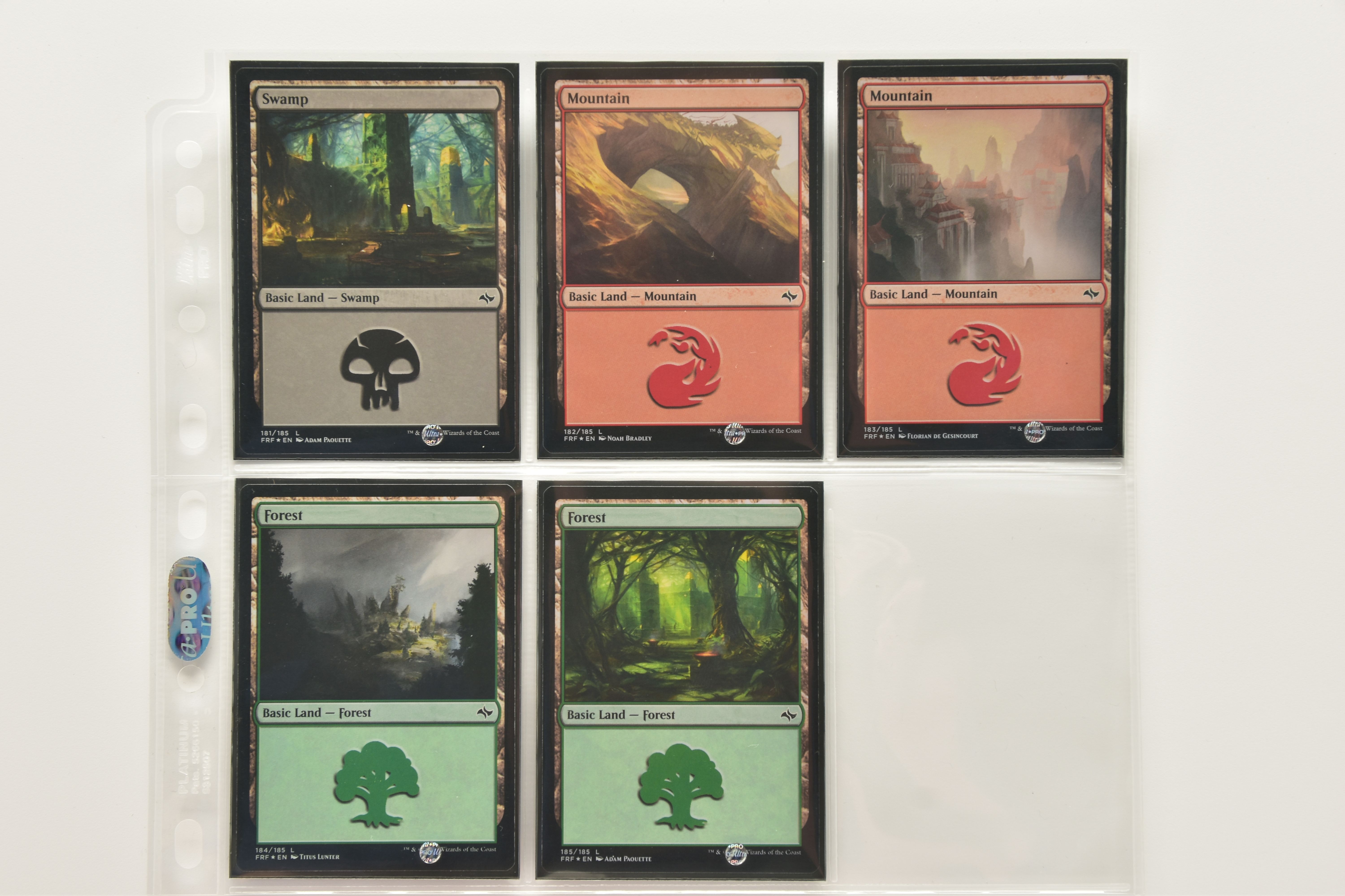 COMPLETE MAGIC THE GATHERING: FATE REFORGED FOIL SET, all cards are present, genuine and are all - Image 21 of 21