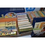 BLYTON; Enid, two boxes containing seventy-three tiles comprising 42 'Noddy' books and stories,