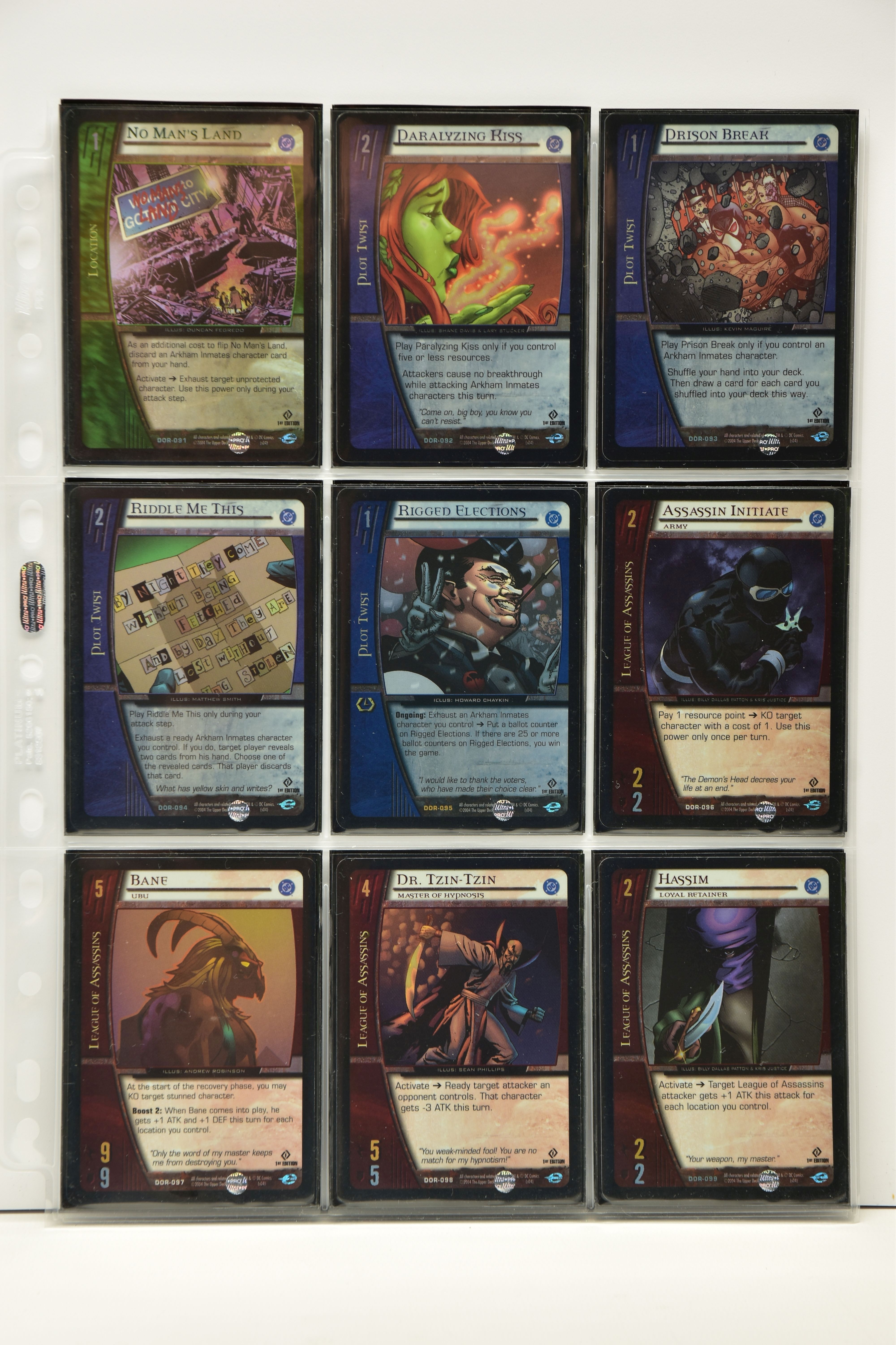 COMPLETE VS. SYSTEM DC ORIGINS 1ST EDITION FOIL SET, all cards are present, genuine and are all in - Image 11 of 19