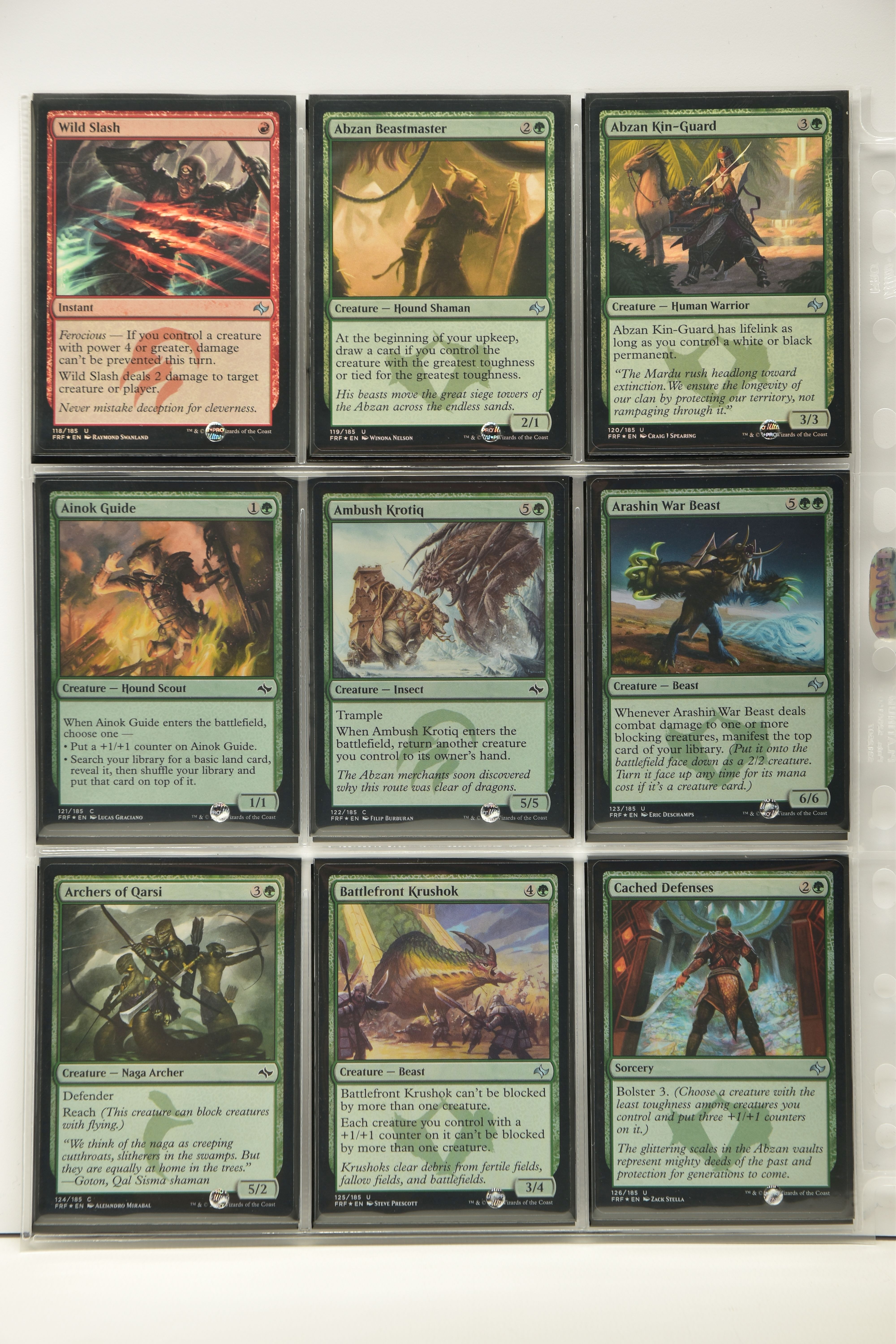 COMPLETE MAGIC THE GATHERING: FATE REFORGED FOIL SET, all cards are present, genuine and are all - Image 14 of 21