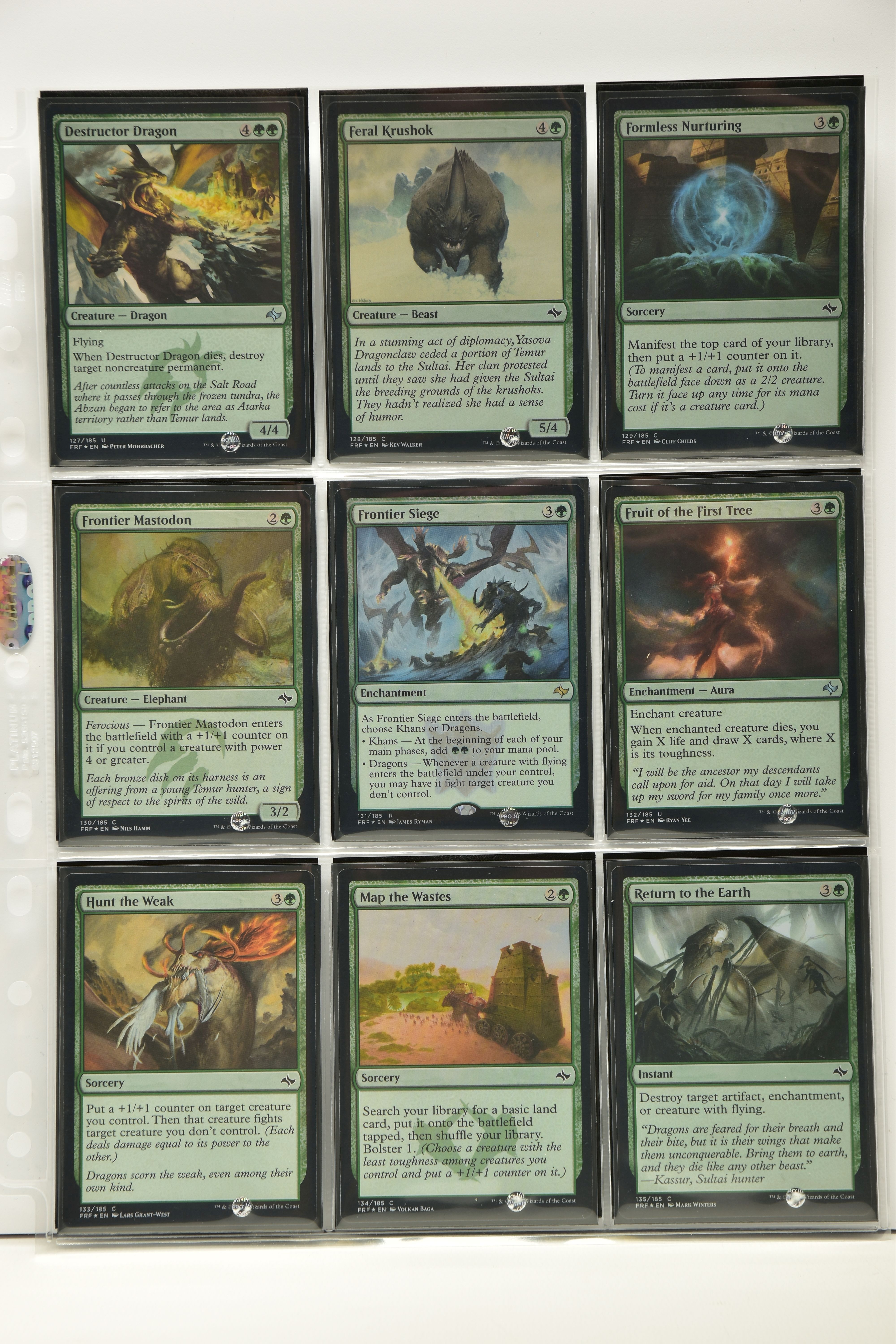 COMPLETE MAGIC THE GATHERING: FATE REFORGED FOIL SET, all cards are present, genuine and are all - Image 15 of 21