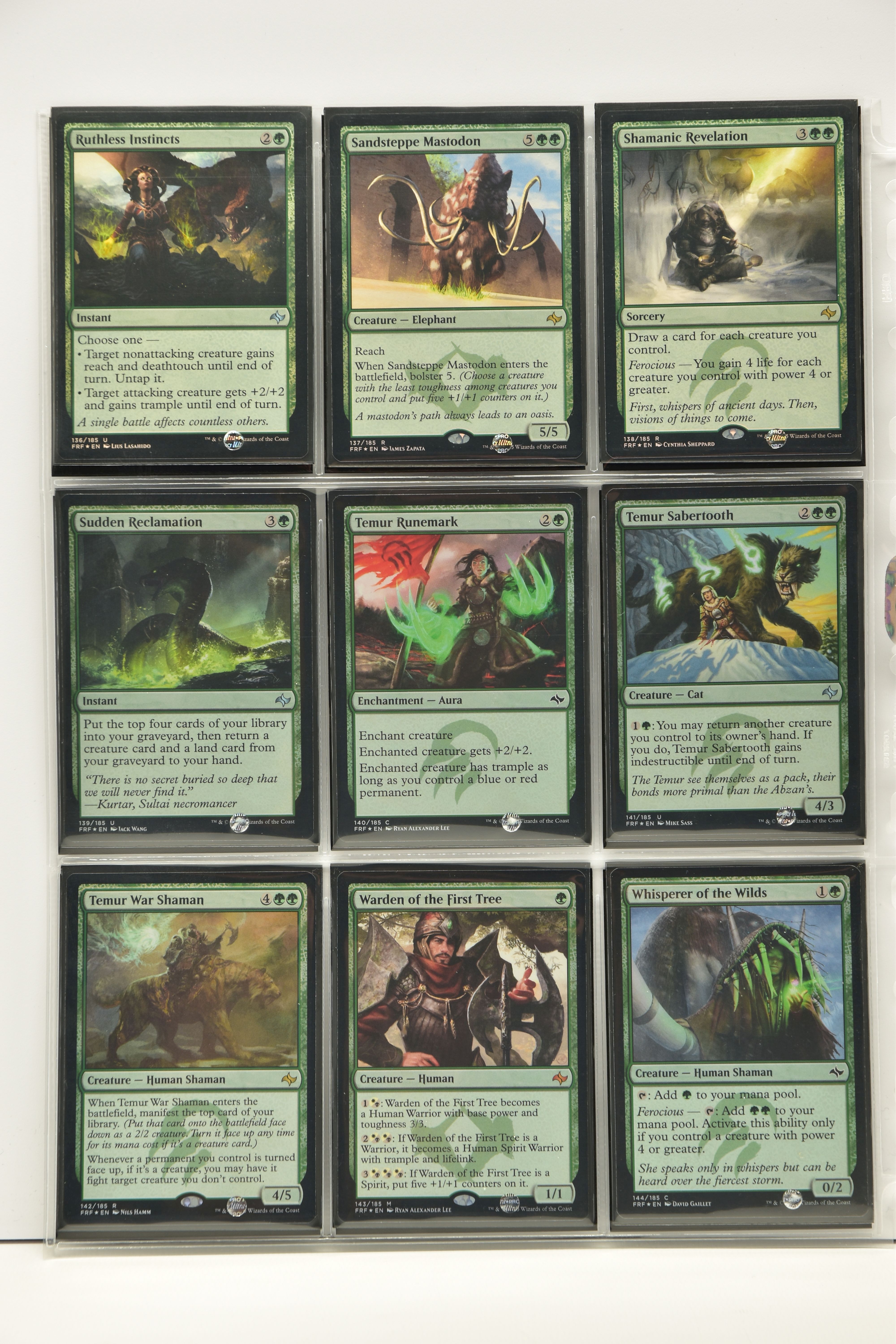 COMPLETE MAGIC THE GATHERING: FATE REFORGED FOIL SET, all cards are present, genuine and are all - Image 16 of 21