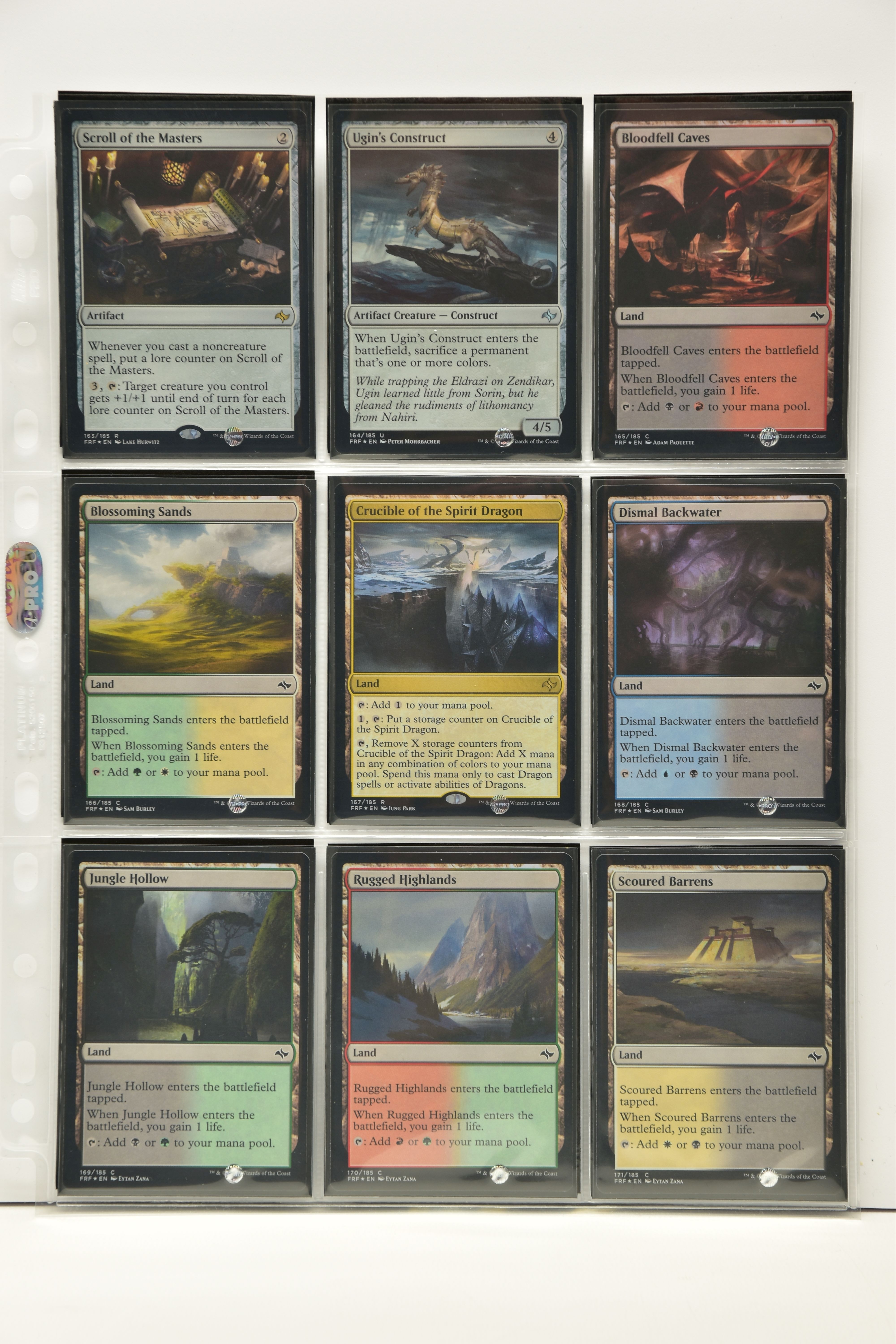 COMPLETE MAGIC THE GATHERING: FATE REFORGED FOIL SET, all cards are present, genuine and are all - Image 19 of 21