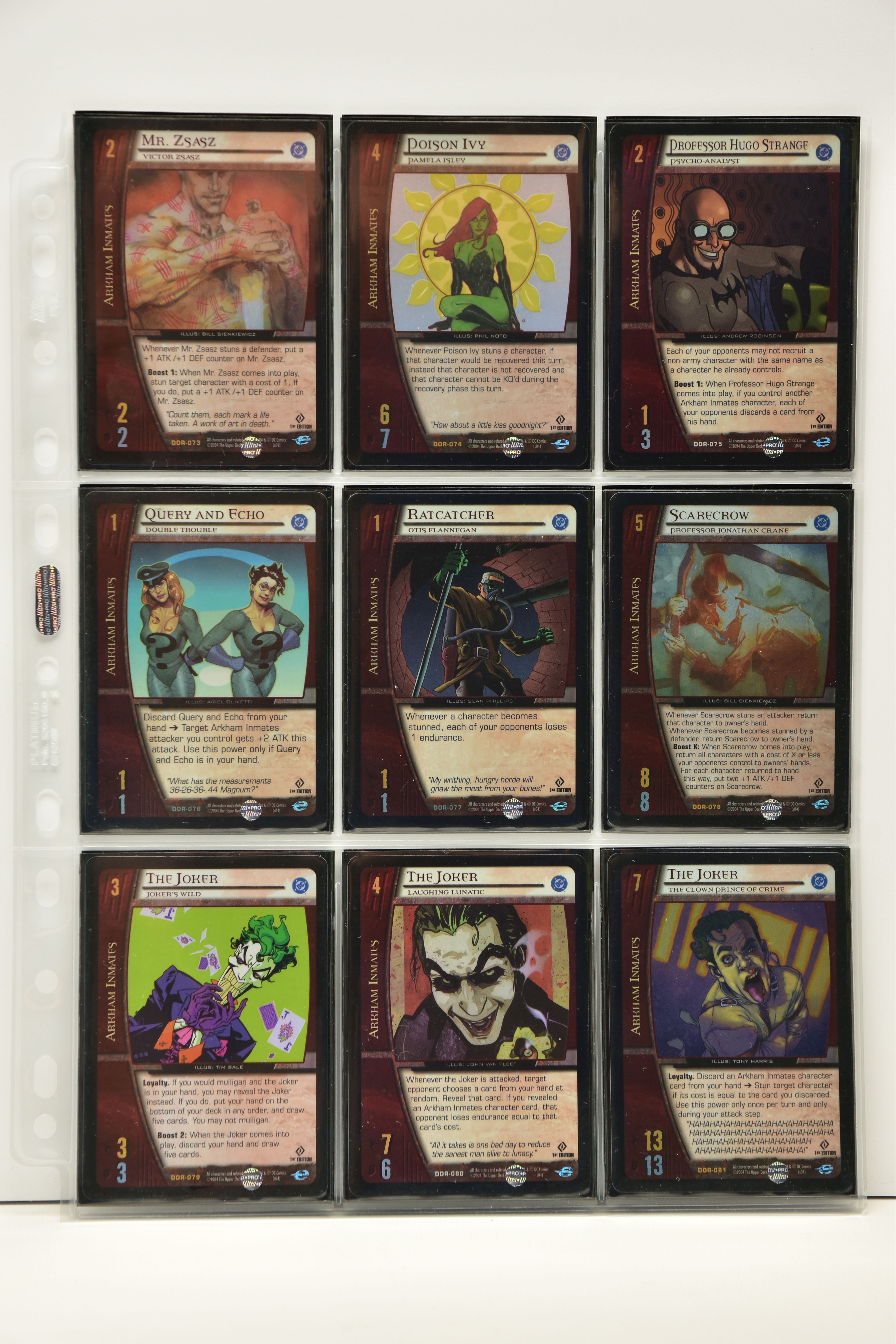 COMPLETE VS. SYSTEM DC ORIGINS 1ST EDITION FOIL SET, all cards are present, genuine and are all in - Image 9 of 19