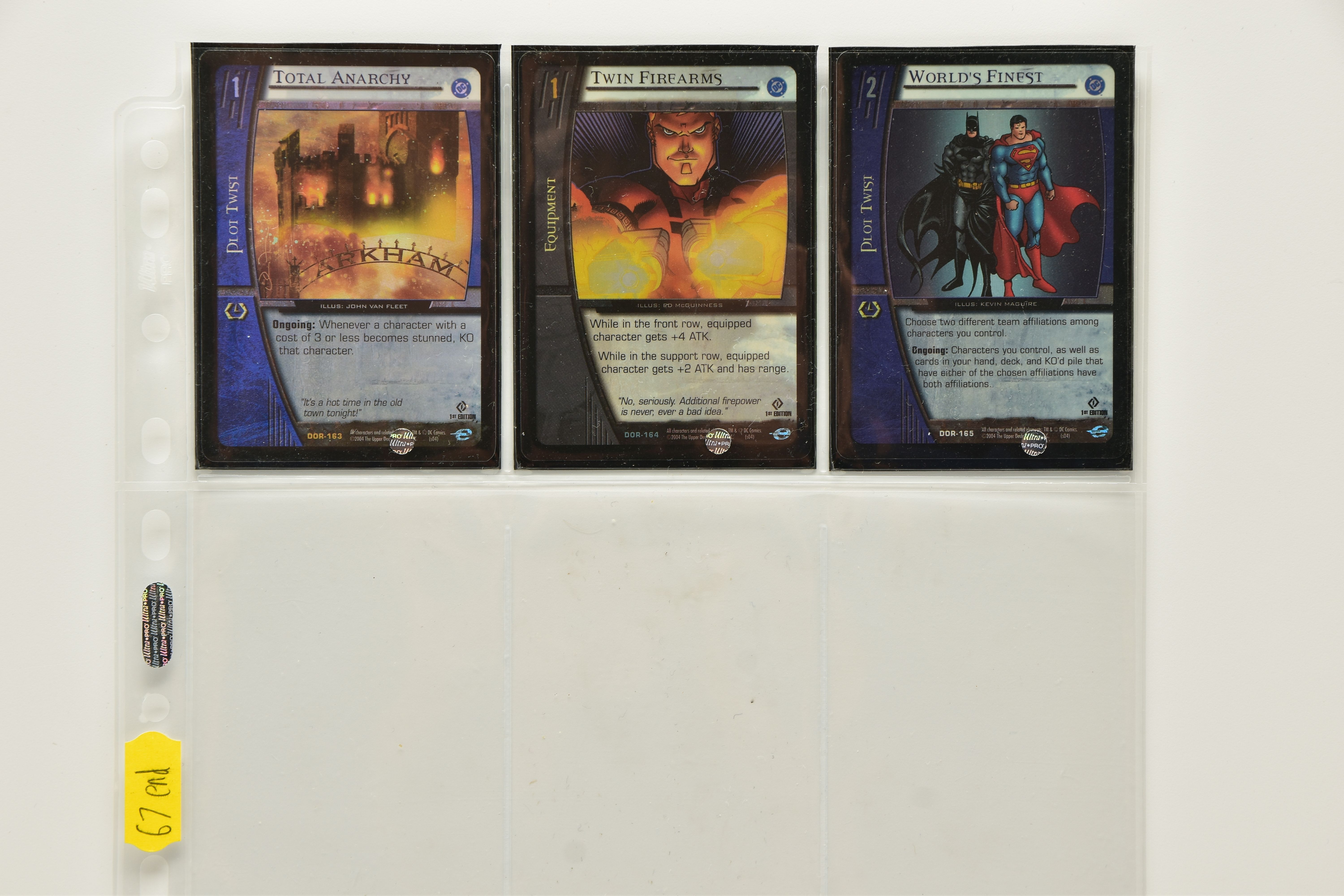 COMPLETE VS. SYSTEM DC ORIGINS 1ST EDITION FOIL SET, all cards are present, genuine and are all in - Image 19 of 19