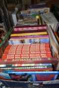 A QUANTITY OF CHILDREN'S ANNUALS AND COMICS, to include a quantity of assorted 1950's Detective