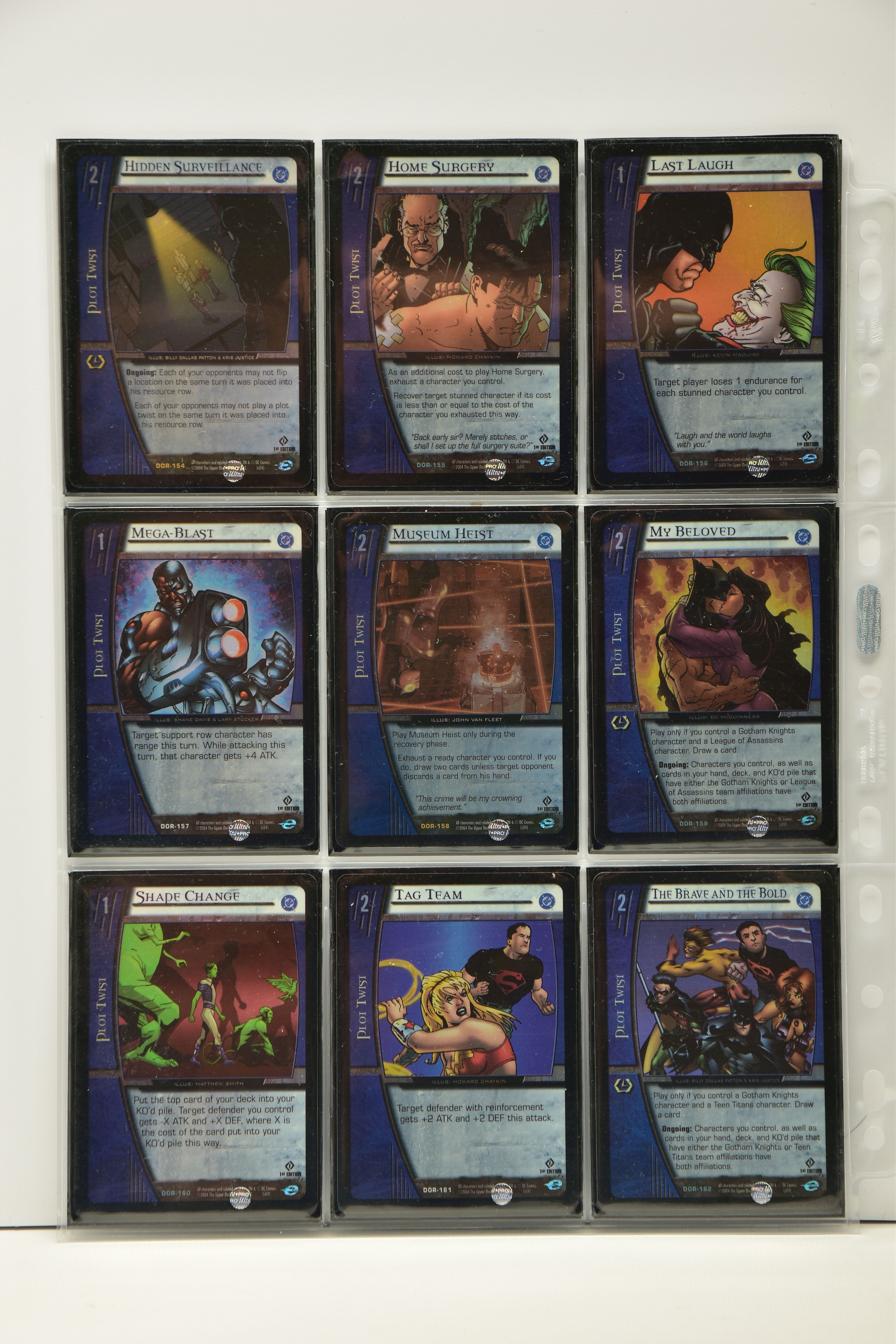 COMPLETE VS. SYSTEM DC ORIGINS 1ST EDITION FOIL SET, all cards are present, genuine and are all in - Image 18 of 19