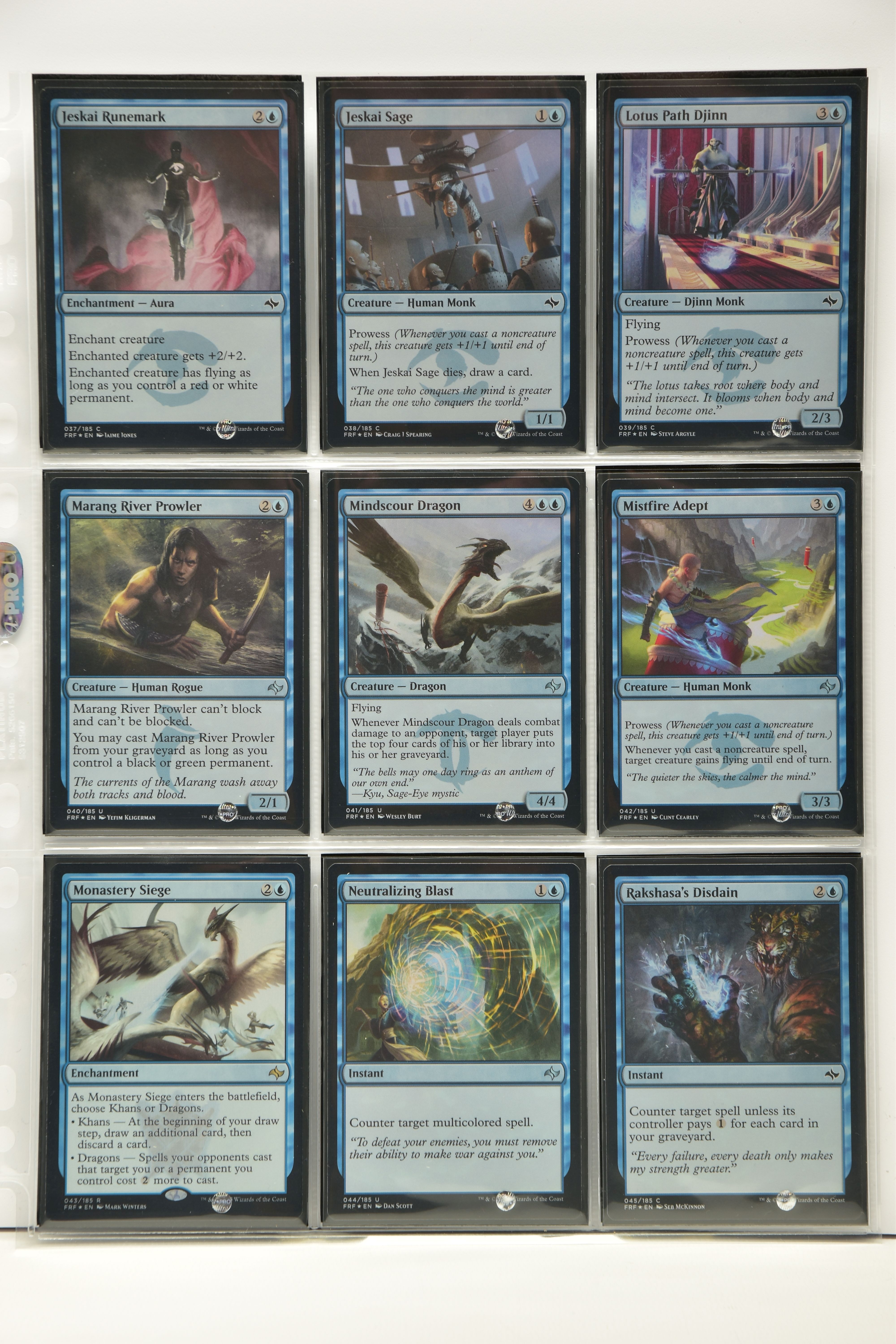 COMPLETE MAGIC THE GATHERING: FATE REFORGED FOIL SET, all cards are present, genuine and are all - Image 5 of 21