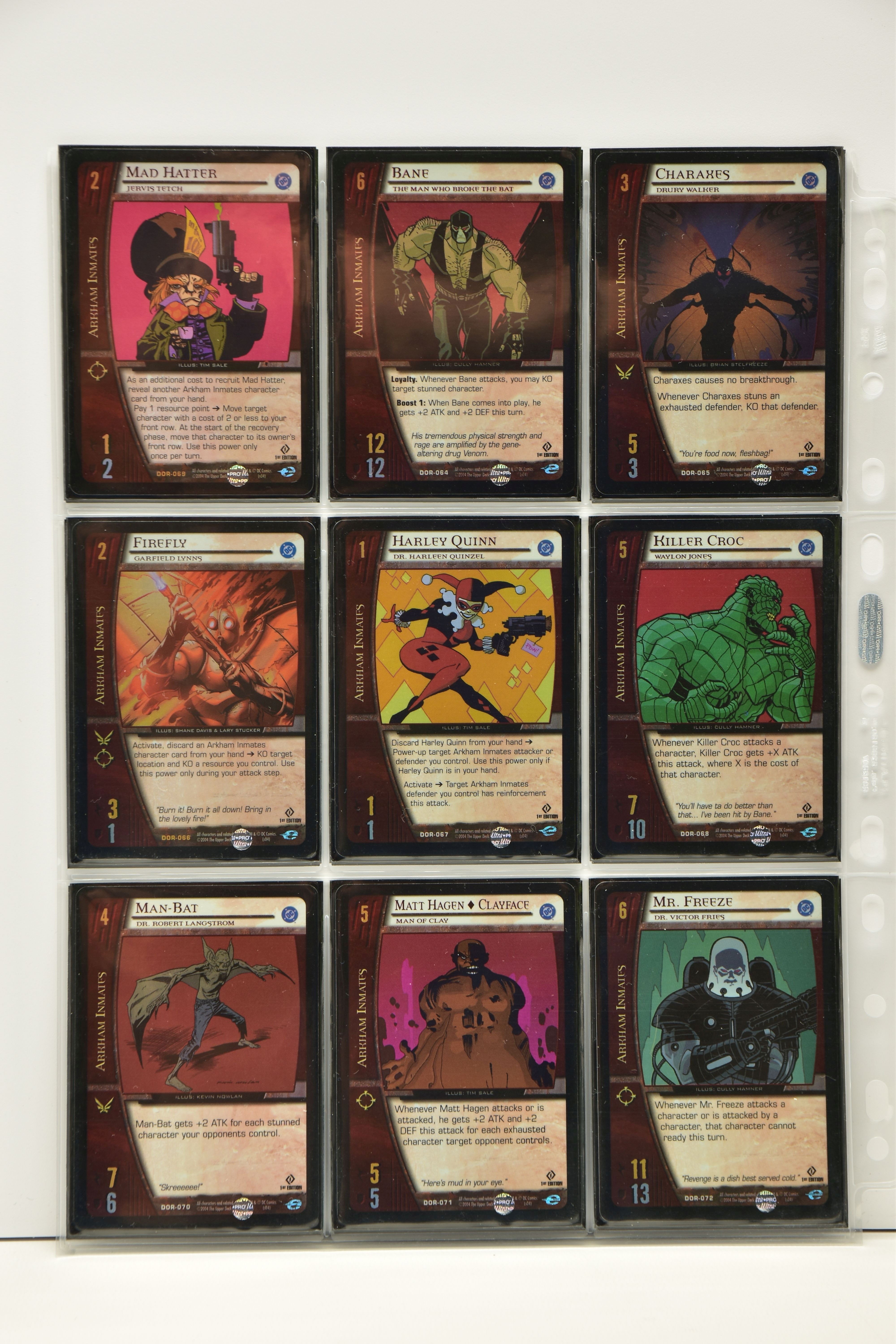 COMPLETE VS. SYSTEM DC ORIGINS 1ST EDITION FOIL SET, all cards are present, genuine and are all in - Image 8 of 19