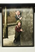 NICK HANCOCK (BRITISH CONTEMPORARY) 'CHARLIE CHAPLIN', an image of Charlie Chaplin and Jackie Coogan