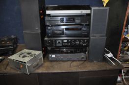 A NAD, YAMAHA, SONAB, KENWOOD, SONY AND MISSION COMPONENT HI FI comprising of a 5120 turntable, a