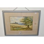 SIX OILS AND WATERCOLOUR PAINTINGS, comprising R. Warren Warren (19th/20th Century) a landscape