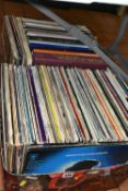 TWO BOXES OF LP RECORDS, over one hundred and fifty LP's and boxed sets to include artists, Dolly