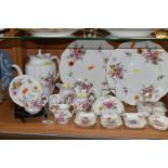 A COLLECTION OF ROYAL CROWN DERBY 'DERBY POSIES' PATTERN DINNERWARE AND GIFTWARE, comprising a