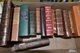 ANTIQUARIAN BOOKS, consisting of thirteen titles, The British Almanac of the Society for the