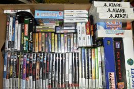 BOX OF GAMES, including games for the PS3, Xbox 360, PSP, DS, 3DS, Atari 1040ST, Commodore 64, ZX