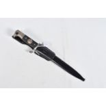 A GERMAN MILITARY DRESS DAGGER, the blade and scabbard are in good condition and it also has a