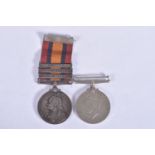 A BOER WAR QUEEN'S SOUTH AFRICA MEDAL AND A WWII 1939-45 MEDAL, the QSA is correctly named to 2765