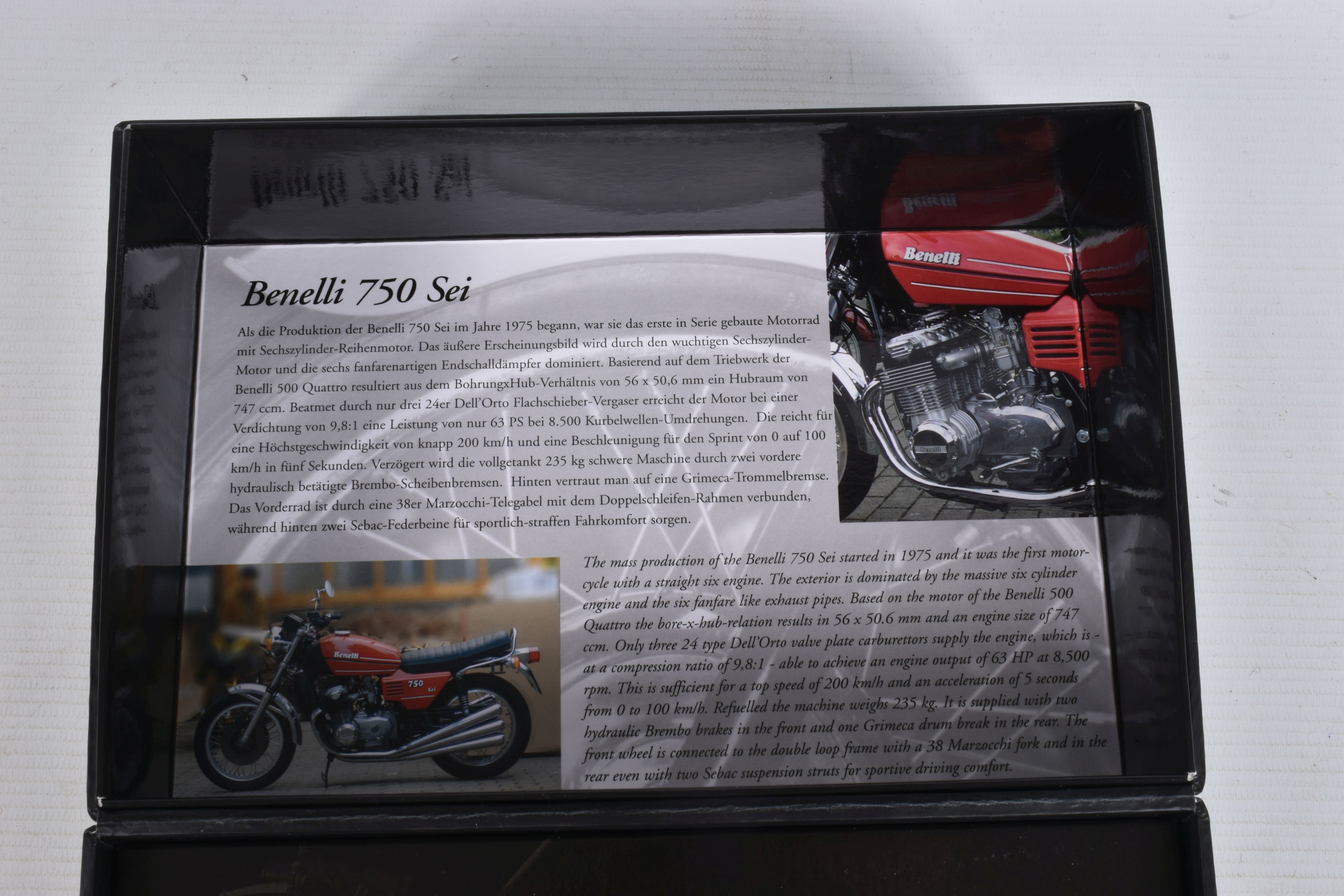 TWO BOXED MINICHAMPS PAULS MODEL ART CLASSIC BIKE SERIES 1:12 MODEL MOTORBIKES, a Laverda Jota 180 - Image 7 of 13