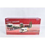 A BOXED LIMITED EDITION CORGI HEAVY HAULAGE FODEN ALPHA NOOTEBOOM STEP FRAME TRAILER, ATKINSON