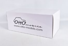 A BOXED OTTO MOBLIE AUDI QUATRO S1 PIKES PEAK HILL CLIMB 1987 1:12 MODEL VEHICLE, numbered,