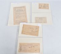 A COLLECTION OF GERMAN NAZI PARTY DOCUMENTS RELATING TO ANNA HERZOG OF KLAGENFYRT, her husband later