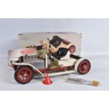 A BOXED MAMOD STEAM ROADSTER, worn cream body with some rust and loss to paint, not complete,