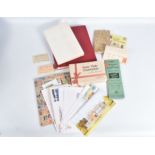 SMALL COLLECTION OF STAMPS IN ALBUMS AND LOOSE, we note 1935 silver jubilee booklet (complete but