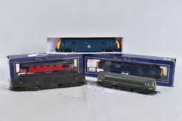 FIVE BOXED AND UNBOXED OO GAUGE LOCOMOTIVES, boxed Mainline class 42 'Warship' 'Kelly' No.827, B.
