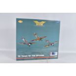 A BOXED LIMITED EDITION CORGI AVIATION ARCHIVE 70 YEARS OF THE SPITFIRE 1:72 MODEL MILTARY