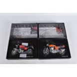 TWO BOXED MINICHAMPS PAULS MODEL ART CLASSIC BIKE SERIES 1:12 MODEL MOTORBIKES, a Laverda Jota 180