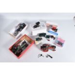 A QUANTITY OF CONSTRUCTED BOXED WHITEMETAL KIT MODELS OF TRACTION ENGINES, SHOWMANS ENGINES AND