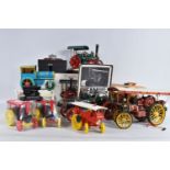 A QUANTITY OF ASSORTED TRACTION ENGINE AND STEAM ROLLER MODELS, boxed Leonardo Collection static