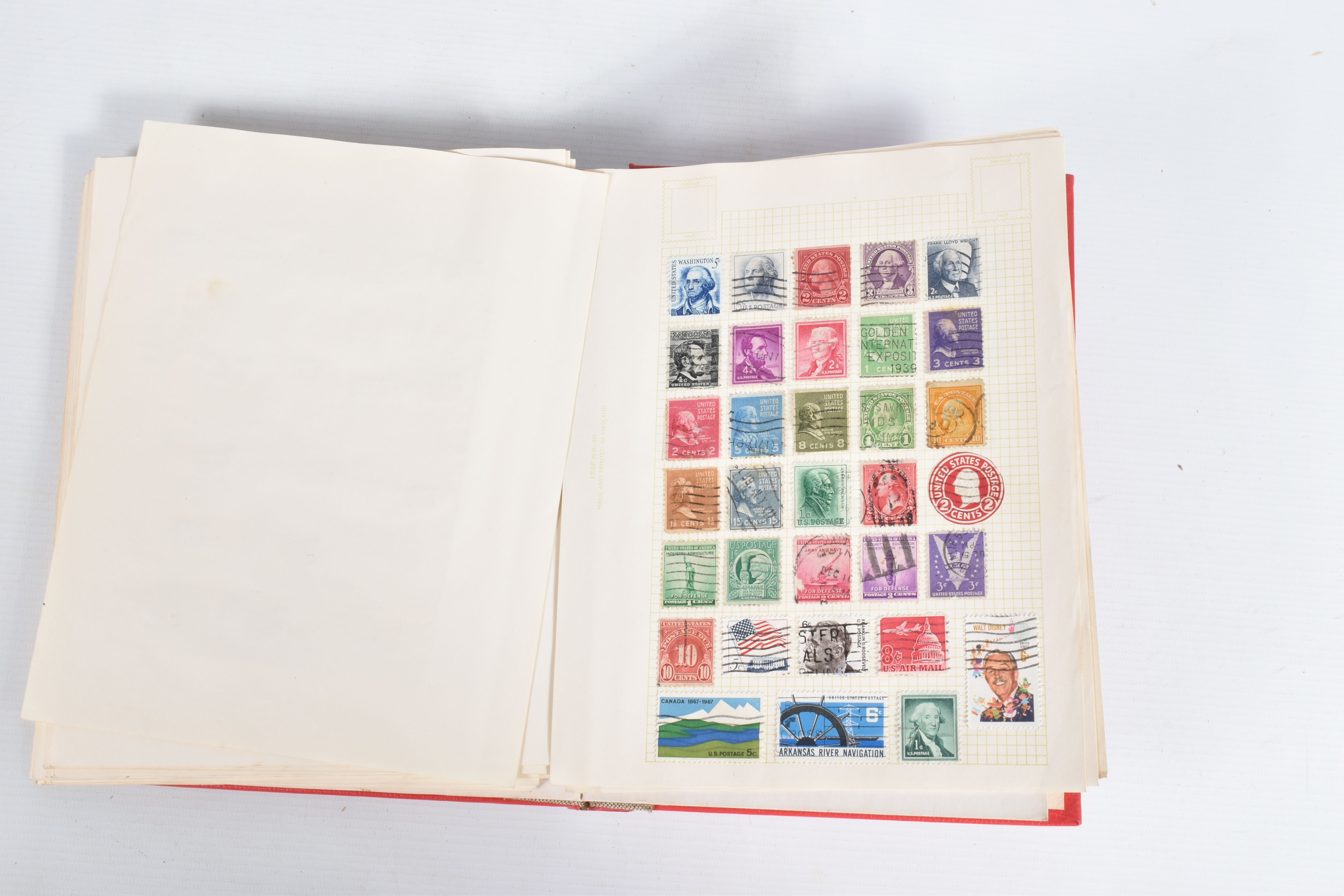 SMALL BOX OF STAMPS IN THREE ALBUMS AND LOOSE IN PACKETS INCLUDING SOME MINT GB DECIMAL - Bild 6 aus 14