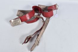 A NICE VICTORIAN ERA CERAMONIAL BELT, this is one that would be worn by inspectors of schools or