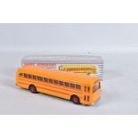 A BOXED DINKY SUPERTOYS WAYNE SCHOOL BUS, No.949, version with red lines and bumper, complete but