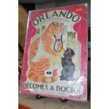 BOOK BY HALE; Kathleen, 'Orlando (The Marmalade Cat) Becomes a Doctor, 1st Edition 1944 (1)